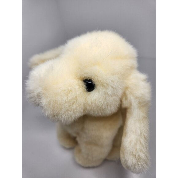 Vintage 1990 Baby Gund Wind Up Musical Puppy Dog Antique White Missing Ribbon - Picture 5 of 7